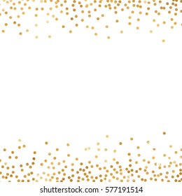 gold glitter background polka dot vector illustration