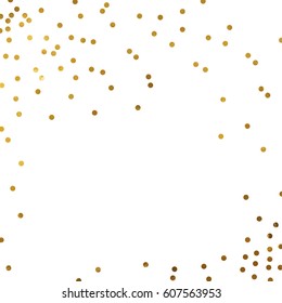 gold glitter background polka dot vector illustration