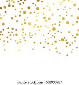 Gold Dot Confetti Vector Illustrator Stock Vector (Royalty Free) 1310641397