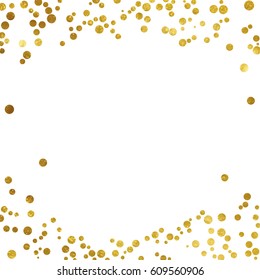 gold glitter background polka dot vector illustration