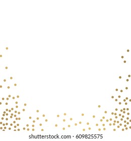 gold glitter background polka dot vector illustration