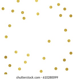 Gold Glitter Background Polka Dot Vector Stock Vector (Royalty Free ...