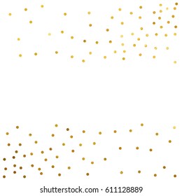 gold glitter background polka dot vector illustration