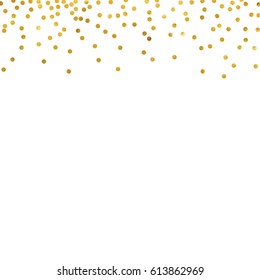 Gold Glitter Background Polka Dot Vector Stock Vector (Royalty Free ...