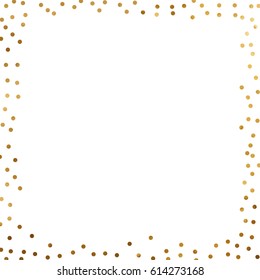 Gold Glitter Background Polka Dot Vector Stock Vector (Royalty Free ...