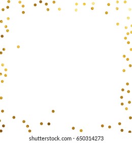 gold glitter background polka dot vector illustration