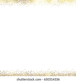 gold glitter background polka dot vector illustration