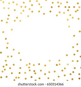 gold glitter background polka dot vector illustration