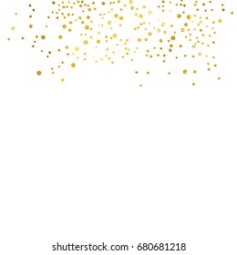 Gold Glitter Background Polka Dot Vector Stock Vector (royalty Free 