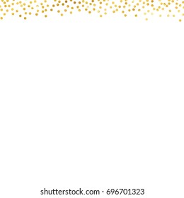 Gold Glitter Background Polka Dot Vector Stock Vector (Royalty Free ...