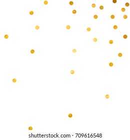 gold glitter background polka dot vector illustration