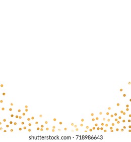 gold glitter background polka dot vector illustration