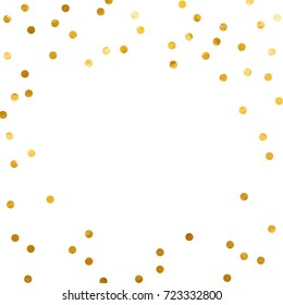 gold glitter background polka dot vector illustration