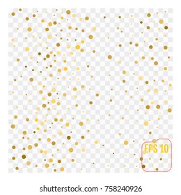 gold glitter background polka dot vector illustration