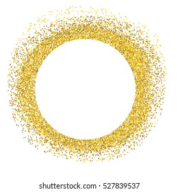 Gold Glitter Background Text Type Quote Stock Vector (Royalty Free ...