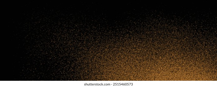 gold glitter background texture with dark background