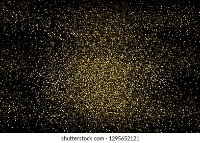 Gold glitter background, vector. Golden glitter background for web site, cover, wallpaper and banner. Backdrop for brochure, layout, flyer and leaflet. Creative abstract concept, vector illustration