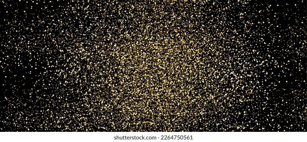 Gold glitter background, vector. Golden glitter background for greeting card, cover, wallpaper and banner. Backdrop for brochure, layout, vip flyer and leaflet. Abstract concept, vector illustration