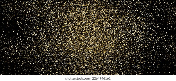 Gold glitter background, vector. Golden glitter background for greeting card, cover, wallpaper and banner. Backdrop for brochure, layout, vip flyer and leaflet. Abstract concept, vector illustration
