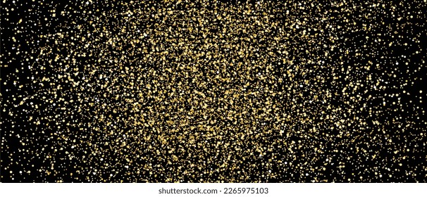 Gold glitter background, vector. Golden glitter background for greeting card, cover, wallpaper and banner. Backdrop for brochure, layout, vip flyer and leaflet. Abstract concept, vector illustration