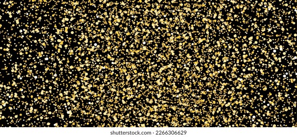Gold glitter background, vector. Golden glitter background for greeting card, cover, wallpaper and banner. Backdrop for brochure, layout, vip flyer and leaflet. Abstract concept, vector illustration