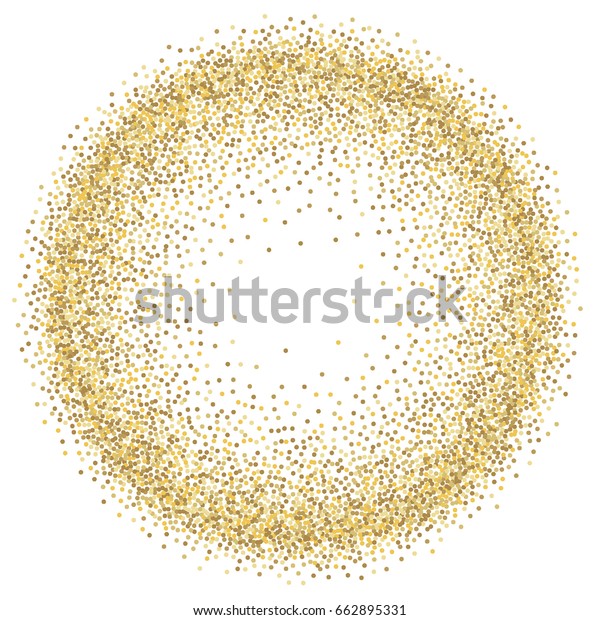 Gold Glitter Background Vector Illustration Golden Stock Vector ...