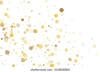 Gold glitter confetti, great design for any purpose. Party decor. Abstract art vector. Concept art. Vintage retro. Surprise decoration. Art design.