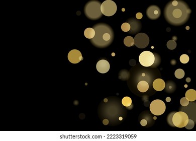 Gold glitter confetti, great design for any purpose. Party decor. Abstract art vector. Concept art. Vintage retro. Surprise decoration. Art design.