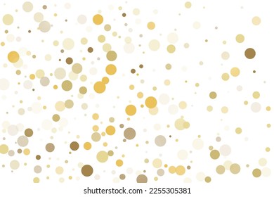 Gold glitter confetti, great design for any purpose. Party decor. Abstract art vector. Concept art. Vintage retro. Surprise decoration. Art design.