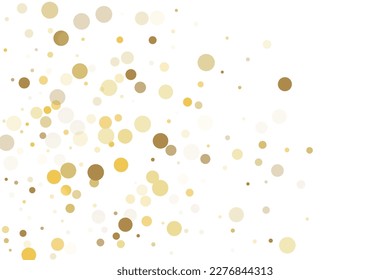 Gold glitter confetti, great design for any purpose. Party decor. Abstract art vector. Concept art. Vintage retro. Surprise decoration. Art design.