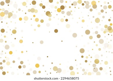 Gold glitter confetti, great design for any purpose. Party decor. Abstract art vector. Concept art. Vintage retro. Surprise decoration. Art design.