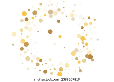 Gold glitter confetti, great design for any purpose. Party decor.