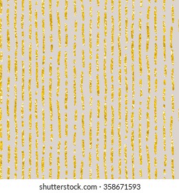 Gold glitter Geometric texture. Abstract background. Shiny trend shimmering layout. Trendy sparkling print backdrop wallpaper banner web design element scrap booking paper textile