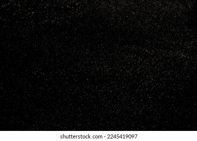 Gold Glitter Halftone Dotted Backdrop. Abstract Circular Retro Pattern. Pop Art Style Background. Golden Explosion Of Confetti. Digitally Generated Image. Vector Illustration, Eps 10.  