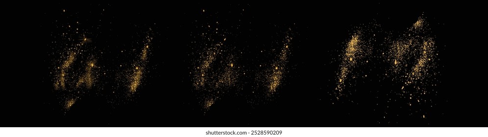 Gold glitter light effect golden color texture background. golden color gold glitter background