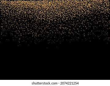 Gold Glitter Particles Isolate On Png Stock Vector (Royalty Free ...