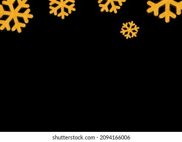 Partículas de brillo dorado copos de nieve que caen desde arriba aislados en png o fondo transparente. Recursos gráficos para Año Nuevo, Cumpleaños y tarjeta de lujo. Ilustración del vector 
