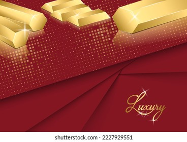 Gold glitter pattern abstract background, golden sparks with gold bars, vector illustration. Argent base for website, print, basis for banners, wallpapers, business cards, banners, calendar, graphic.