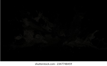 Gold glitter powder splash vector background. Golden scattered dust. Magic mist glows. Stylish trendy black background.