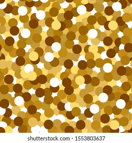 Gold glitter seamless pattern. Great for wrapping paper, wallpaper, background, fabric, packaging, greeting cards, invitations and more.