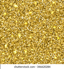 Gold glitter seamless texture.