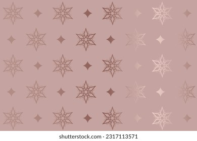 Gold glitter with sparkle. Rose Gold, Luxury Pattern. background. Bling marble texture. Delicate backdrop stars. Tender design for gift wrappers, wallpaper, wrapping paper, prints. Vector