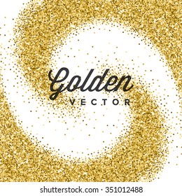 Gold Glitter Sparkles Bright Confetti white vector background. Good for Greeting Gold Cards, Luxury Invitation, Advertising, Voucher, Certificate, Banners, Quote Mark Text. Golden Texture, Shiny Gold. Gold Glitter Sparkles Bright Confetti white vector background. Good for Greeting Gold Cards, Luxury Invitation, Advertising, Voucher, Certificate, Banners, Quote Mark Text. Golden Texture, Shiny Gold.