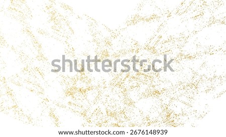 Gold Glitter Spots and Dots. Isolated Splatter with Stars on Transparent Background