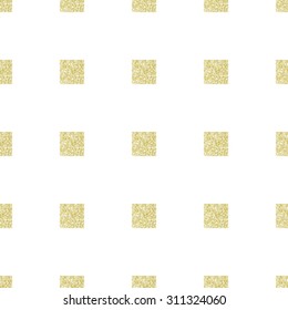 gold glitter square patter. eps 10