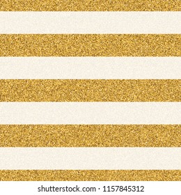 Gold glitter stripes texture seamless vector for design layout background