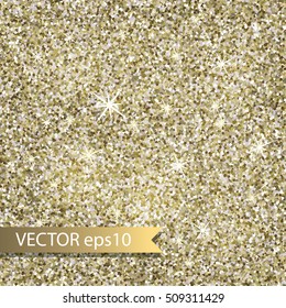 Gold glitter texture