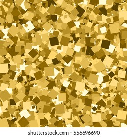 Gold glitter texture . Amber particles color. Celebratory background. Golden explosion of confetti. Vector illustration,eps 10.