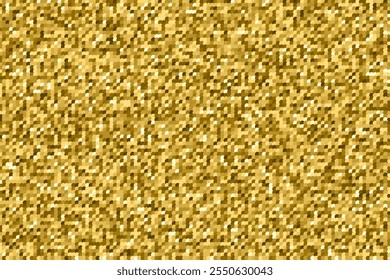 Gold Glitter Texture Backdrop. Christmas Celebrate Backdrop. Explosion Of Golden Confetti. Abstract Circular Yellow Pattern. Pop Art Style Background. Vector Illustration.