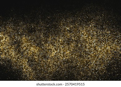 Gold glitter texture background sparkle luxury glowing shiny bright abstract pattern. Golden shimmer particle dust confetti star magic light effect. Festive elegant decorative design backdrop